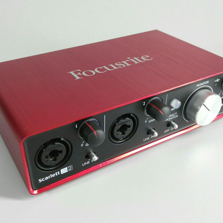 Звуковая карта focusrite scarlett 2i2