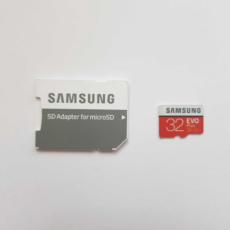 Карта памяти samsung 32gb evo plus