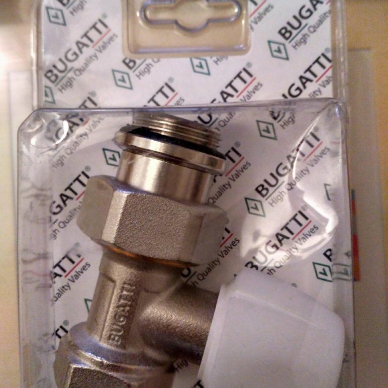 Вентиль прямой регулирующий Bugatti 3/4\" – купить в Москве, цена 500 ...?