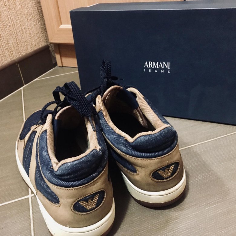 Кроссовки мужские armani jeans как новые – купить в Москве, цена 2 990 ...