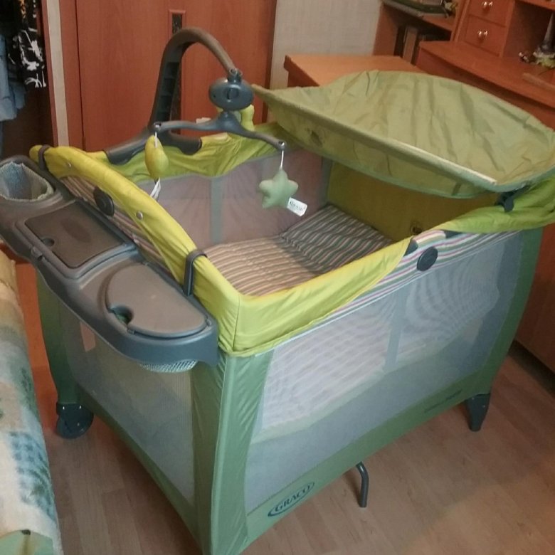 Манеж кровать graco contour prestige graco