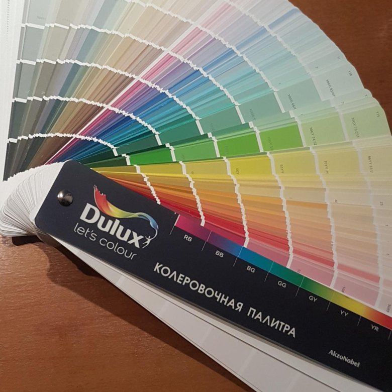 колеровочный веер dulux