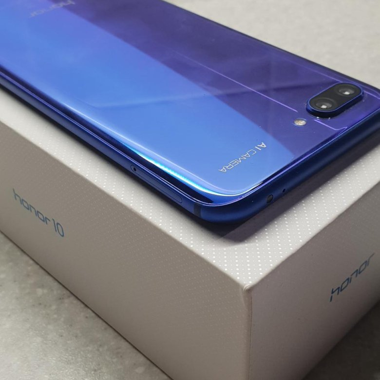 Honor 10 синий