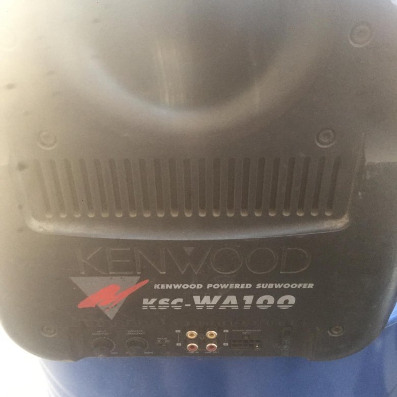 kenwood powered subwoofer ksc wa100