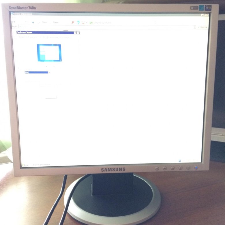 Samsung 740n тусклое изображение