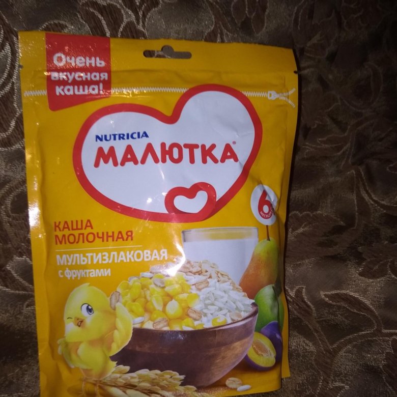 Каша малютка с трех месяцев