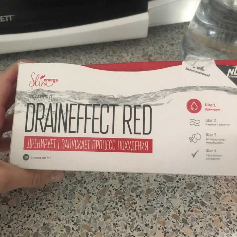 Дрейн эффект. 09 Draineffect Red. Драйн эффект Low Carb Red красная коробка.