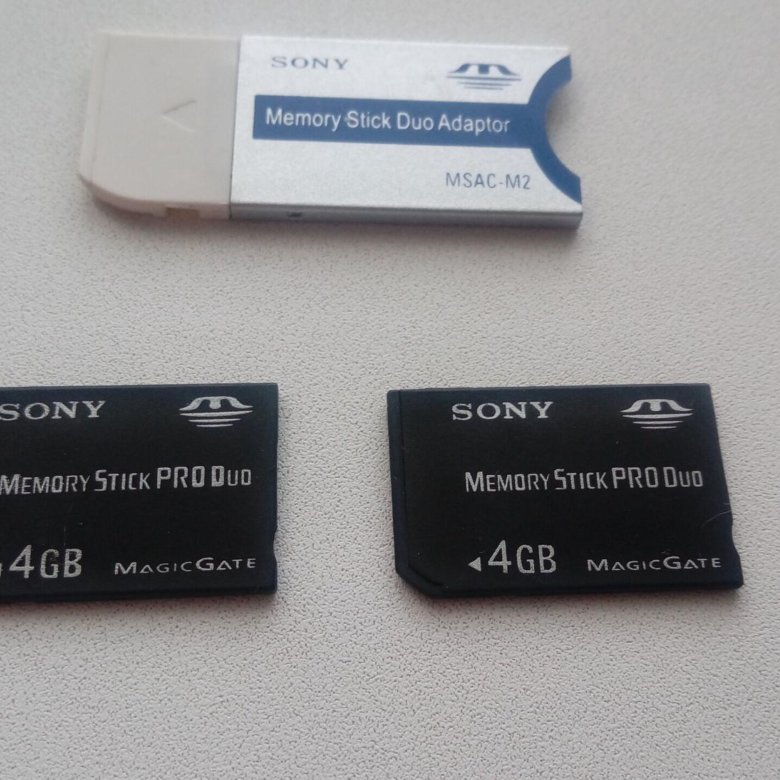 Карта памяти sony memory stick duo