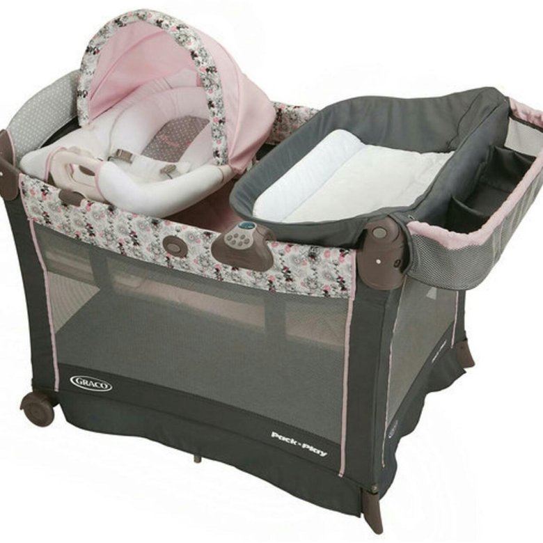 Манеж кровать graco cuddle cove graco