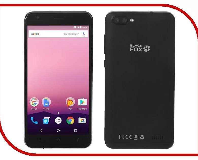 Смартфон BlackFox Смартфон Black Fox B7 NFC 4G 8 ГБ - купить по выгодной цене в 