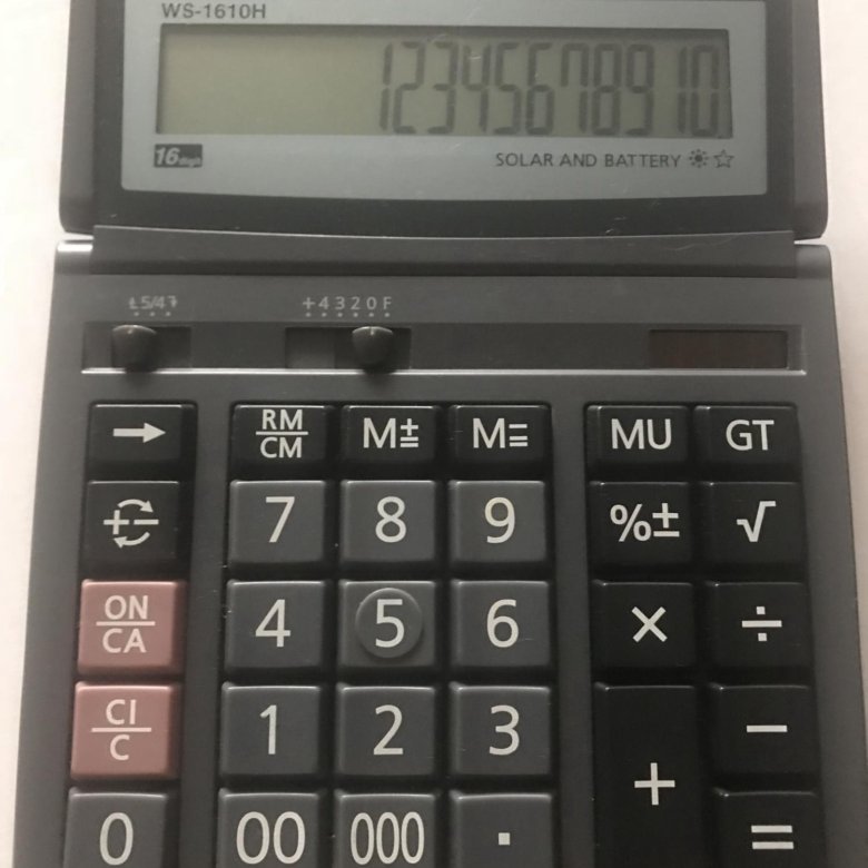 Калькулятор подержанный. Canon WS-1610h. Оригинальный calculator Canon WS-2222, 8290a008. Калькулятор Canon WS 1410tv сертификат