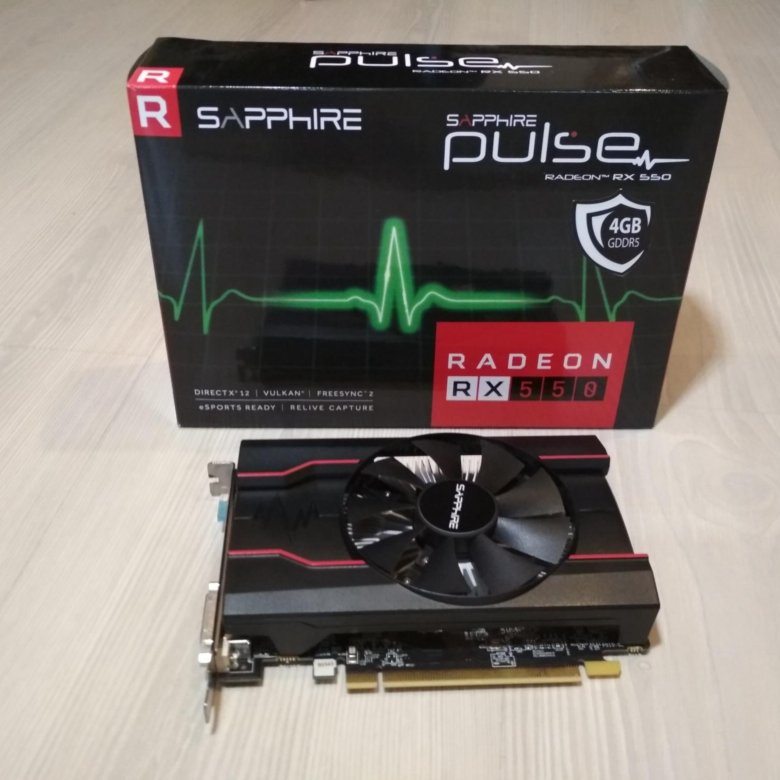 Sapphire pulse rx 550