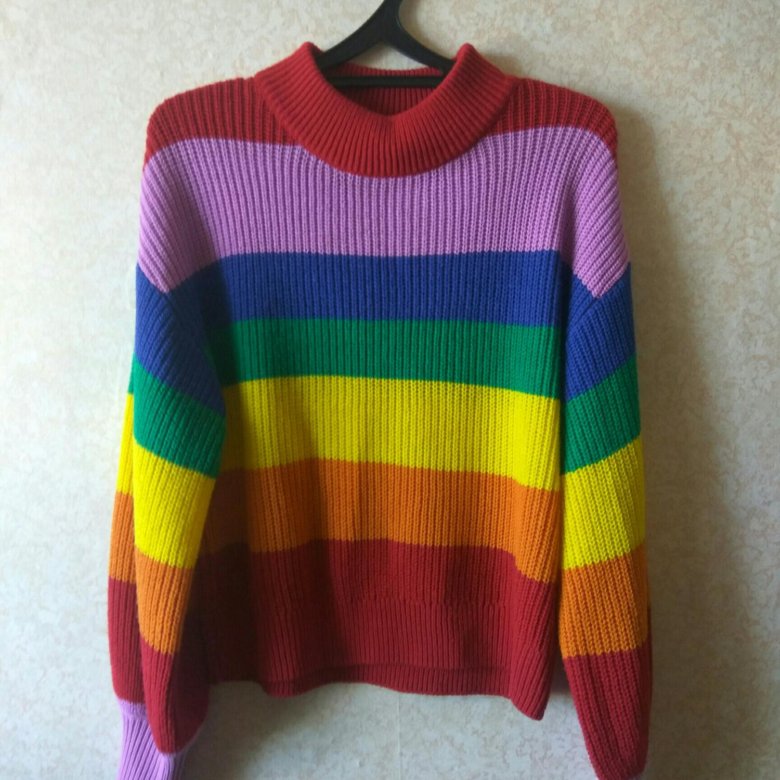 Радужный свитер. Разноцветные джемпера. Радужная кофта в полоску. Весь истоптан радужный свитер. Радужный свитер мужской.
