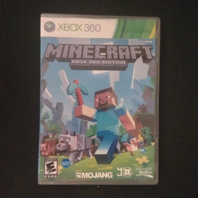 Minecraft диск xbox