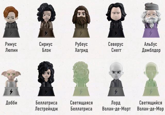 Все персонажи из гарри поттера с именами и фото