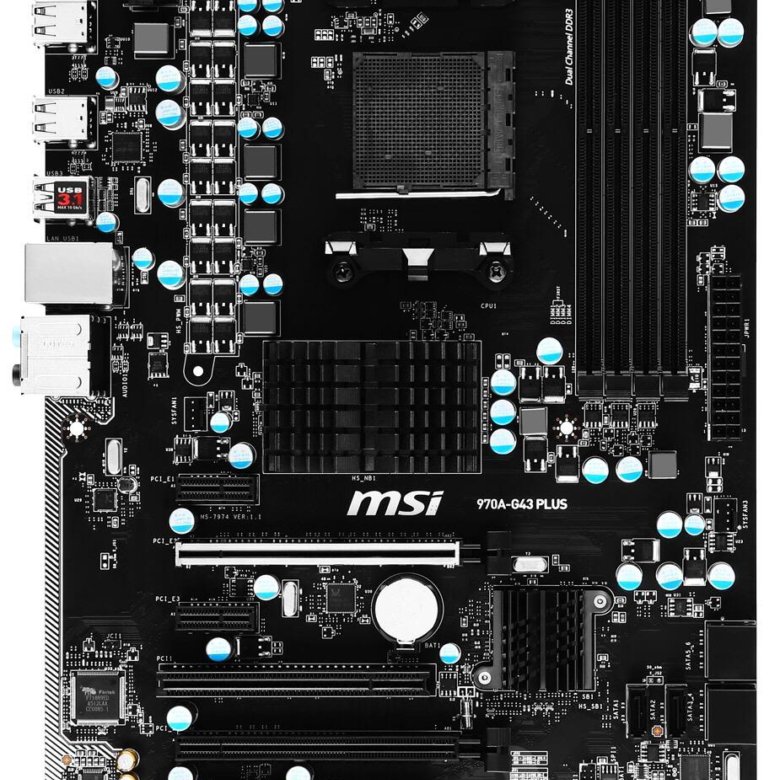 970a g43 msi схема