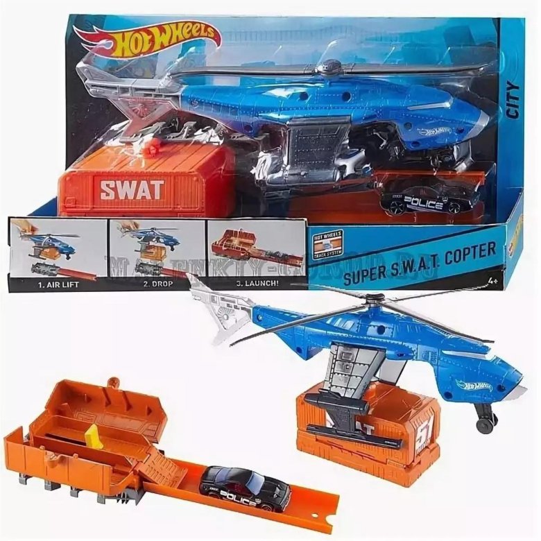Hot wheels вертолет. Вертолет SWAT hot Wheels. Набор техники hot Wheels City super s.w.a.t. Copter (cjr34/cdk80) 1:64. Игрушки хот Вилс вертолеты.