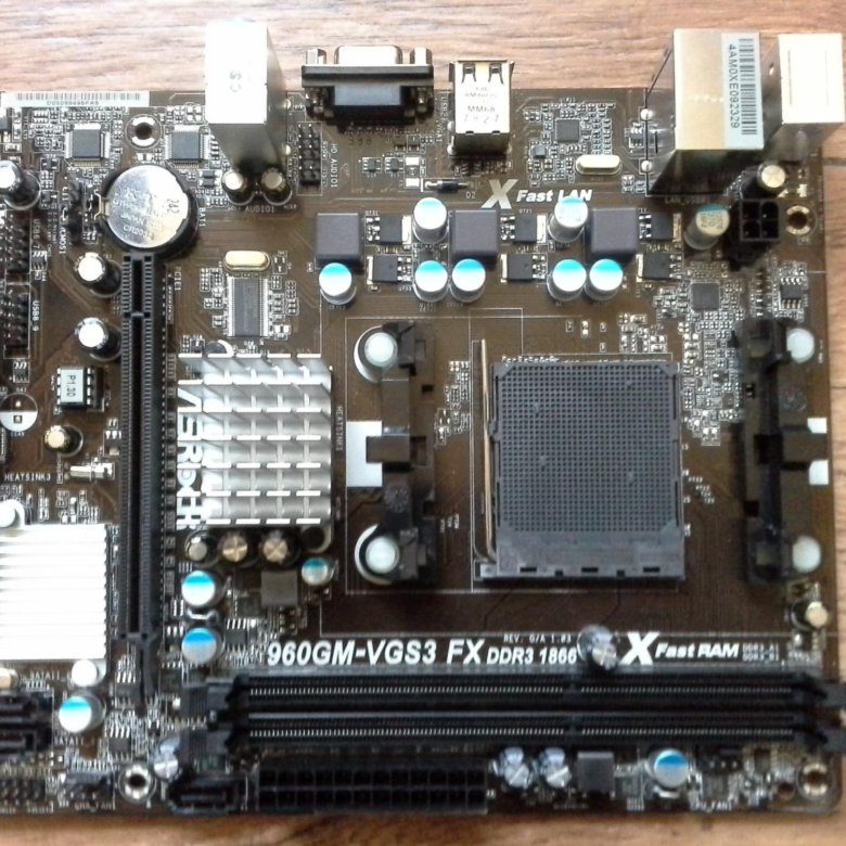 Asrock 960gm vgs3 fx нет изображения