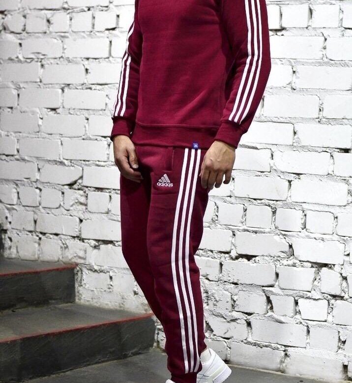 Adidas велюровый костюм мужской