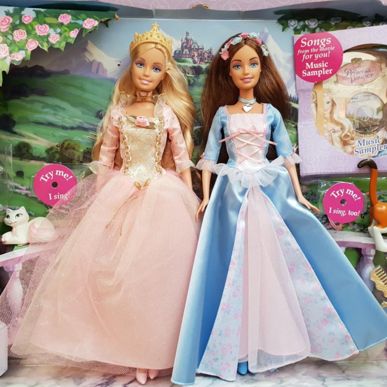Барби Принцесса и нищенка Эрика и Анна-Лиза - купить в Кургане, цена 10 000...