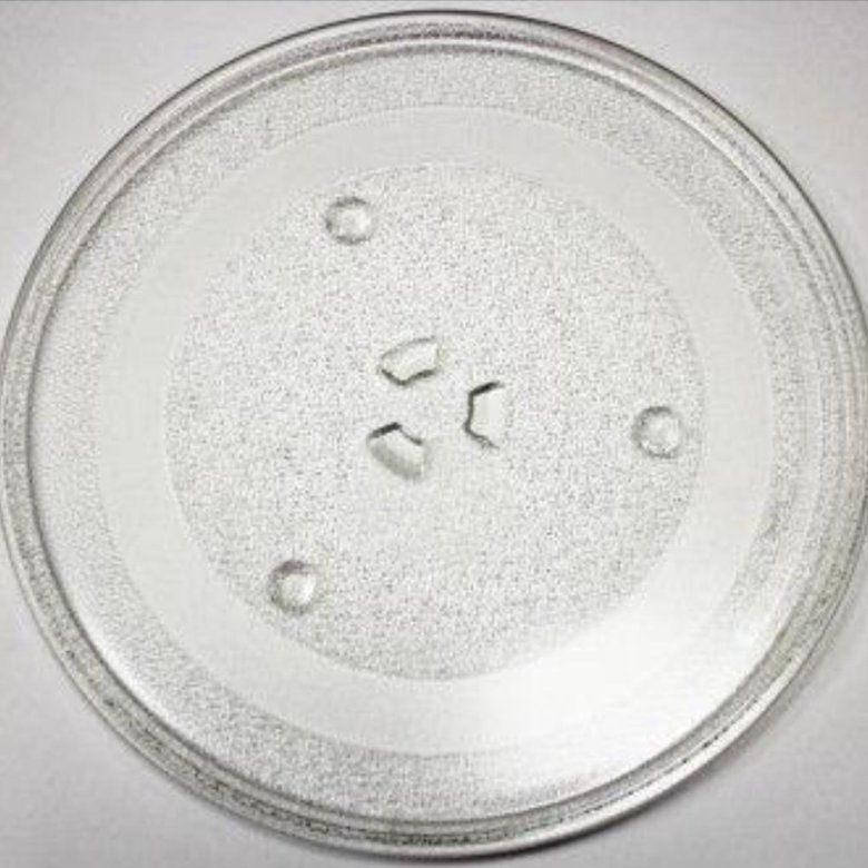 Стеклянная тарелка в микроволновку