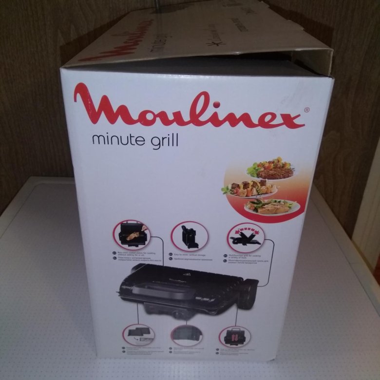 Электрогриль moulinex minute grill