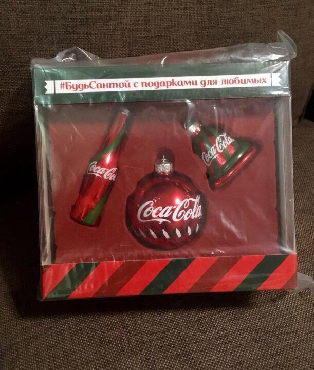 Елочная игрушка Coca Cola