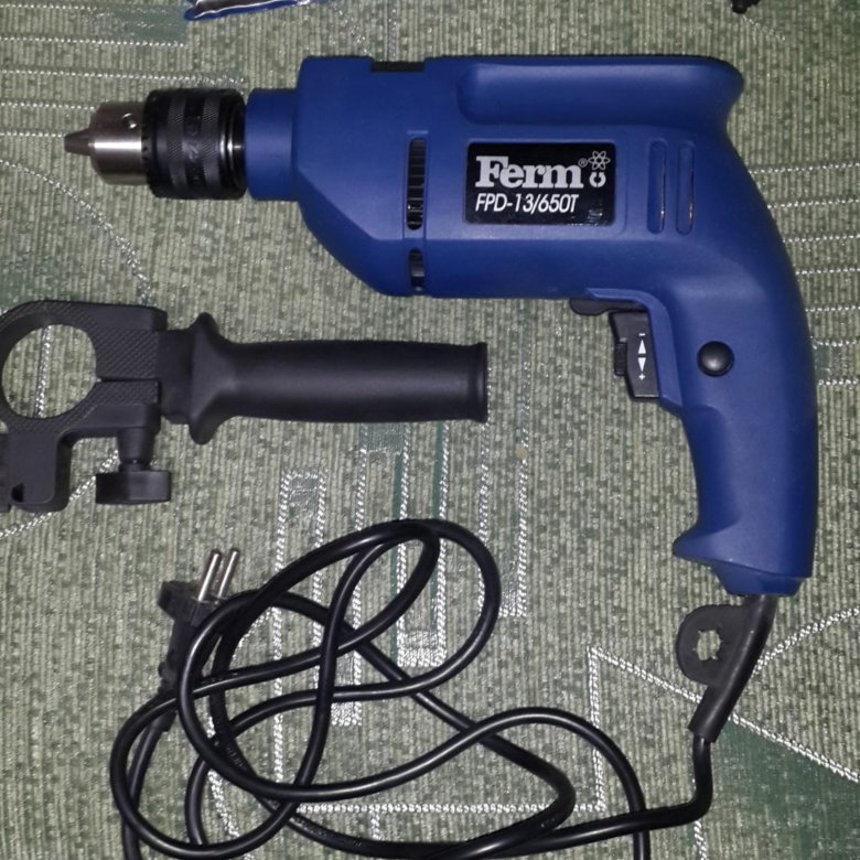 Дрель Ferm FPD-13/650T – купить в Москве, цена 950 руб., продано 16 ...