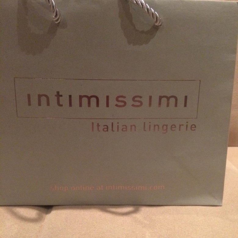 Intimissimi - интернет-магазин нижнего белья из Италии