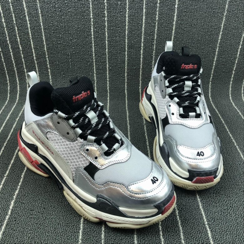 Balenciaga Triple s Silver