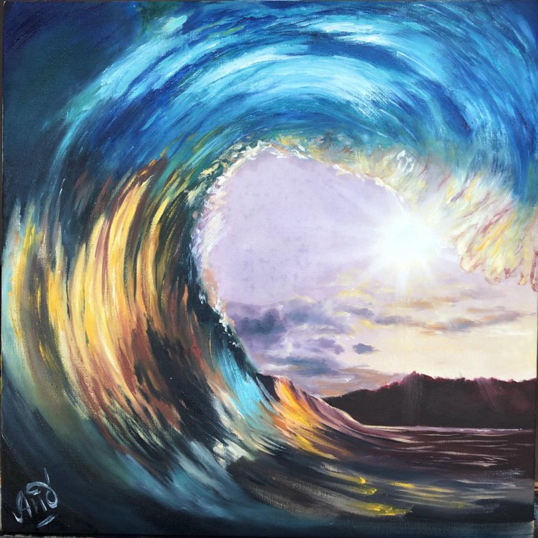 The night wave картина