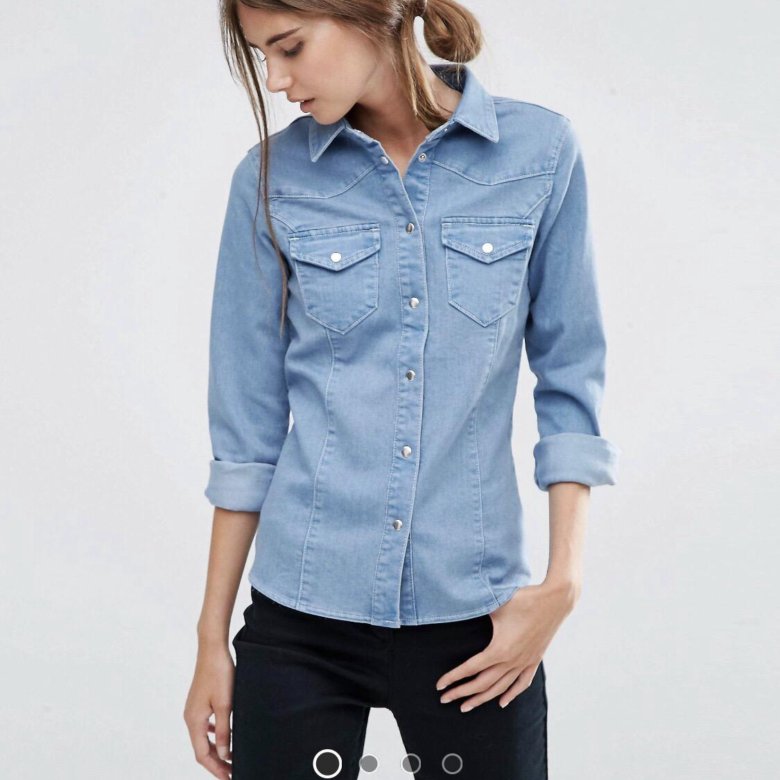 Рубашка женская под джинсы на выпуск