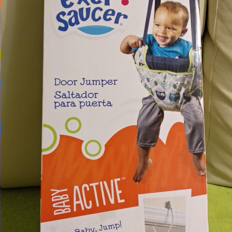 exersaucer baby active door jumper