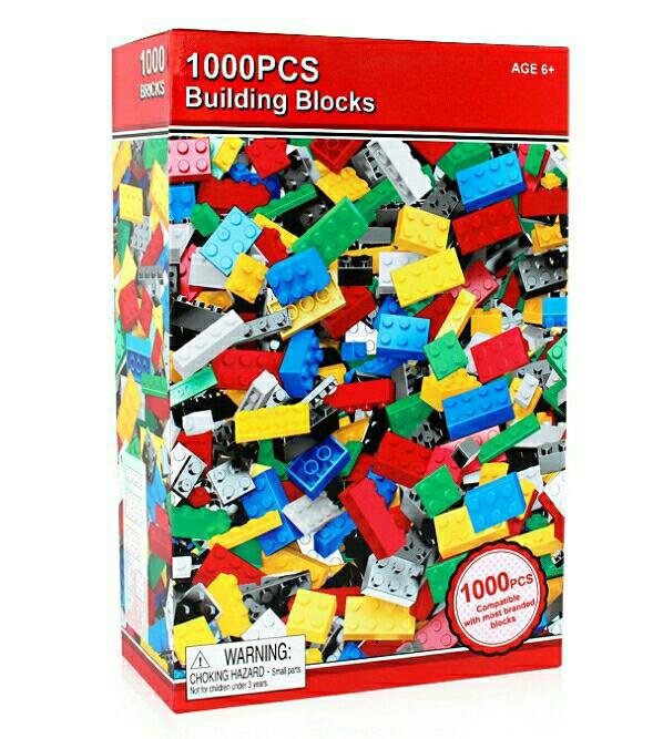 1000 блоков. 1000pcs building Blocks.