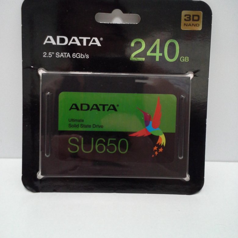 Твердотельный накопитель ADATA Ultimate su650 240gb.