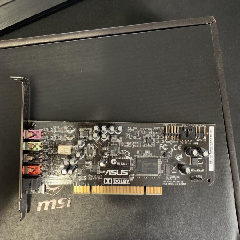 Звуковая карта asus xonar dg