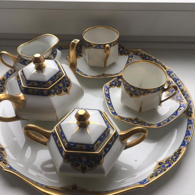 Чайно-кофейный сервиз 1920 Limoges (Лимож Франция) – купить в Москве ...