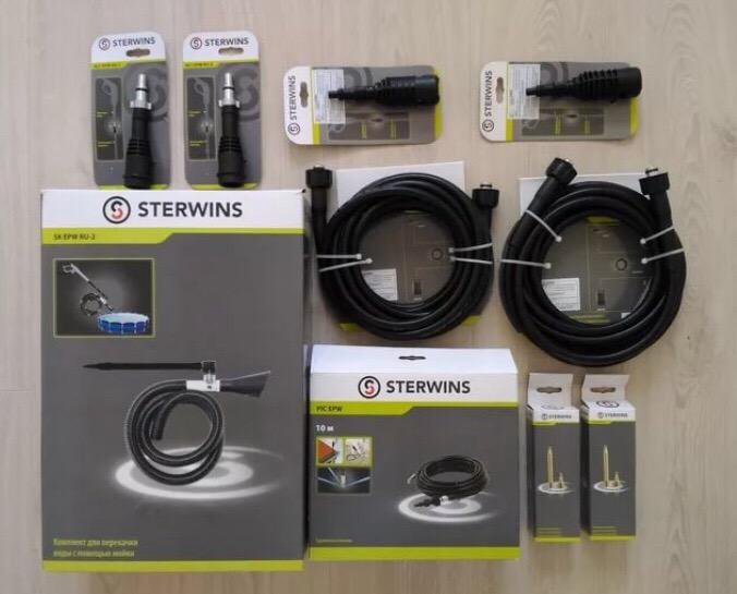 Шланги высокого давления sterwins. Переходник для аксессуаров Karcher-Sterwins. Шланг на мойку Стервинс. Шланг высокого давления для мойки Sterwins.