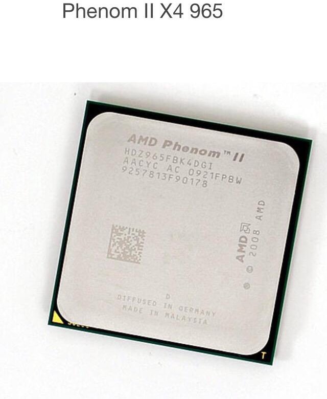 Phenom ii x4 965 black