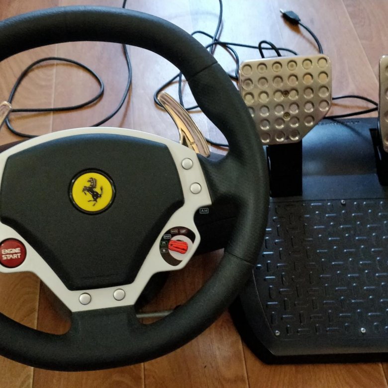 Не работают педали на руле thrustmaster ferrari