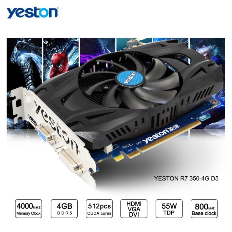 Gpu 4 gb. Yeston видеокарты. R7 350. Радеон р7 350. R7 350 4gb.