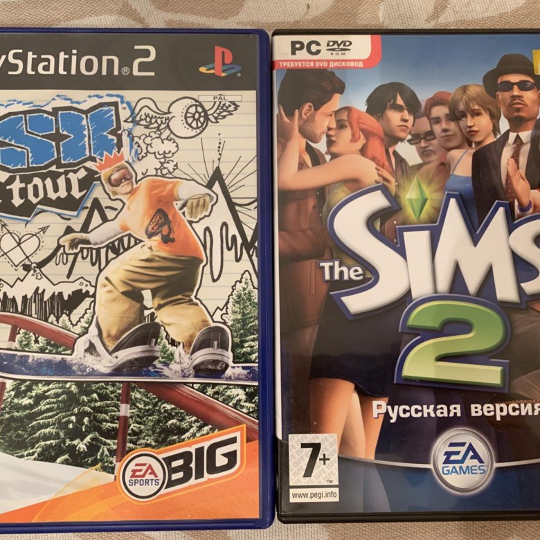 The SIMS 2 (ps2). SSX (ps2).