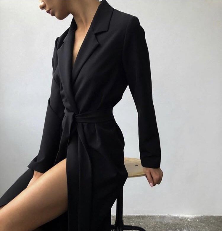 Пиджак на черное платье