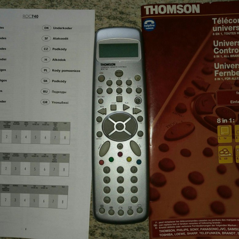 Универсальный пульт для телевизора томсон. Пульт для телевизора Thomson Roc 1407. Пульт универсальный для телевизора Томсон Roc 3205. Пульт Ду для Thomson VTCD 760. Томсон пульт rc300m13 код.