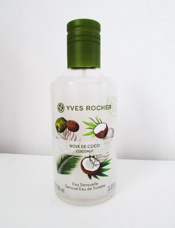 Yves rocher eau de toilette. Ив Роше кокосовая вода. Ив Роше туалетная вода Кокос. Парфюмированная вода Ив Роше Кокос. Туалетная вода Yves Rocher Кокос.