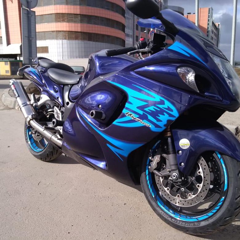 Suzuki Hayabusa синий