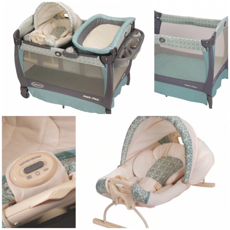 Манеж кровать graco cuddle cove graco