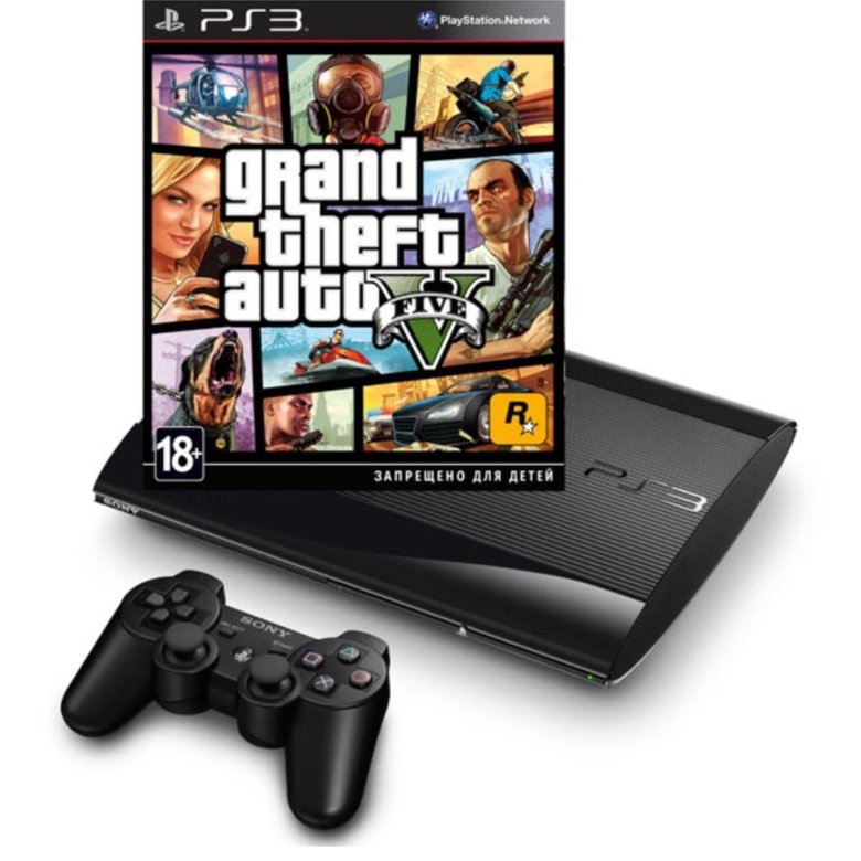 Sony playstation 3 gta. Sony PLAYSTATION игровая приставка с GTA. Приставка игровая плейстейшен GTA 5. Sony PLAYSTATION 3 Slim 500gb + Grand Theft auto v. Sony PLAYSTATION 5 GTA.