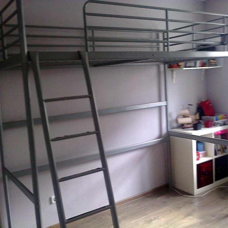 Кровать-чердак,икеа ,140/200 – купить в Санкт-Петербурге, цена 6 500 ...