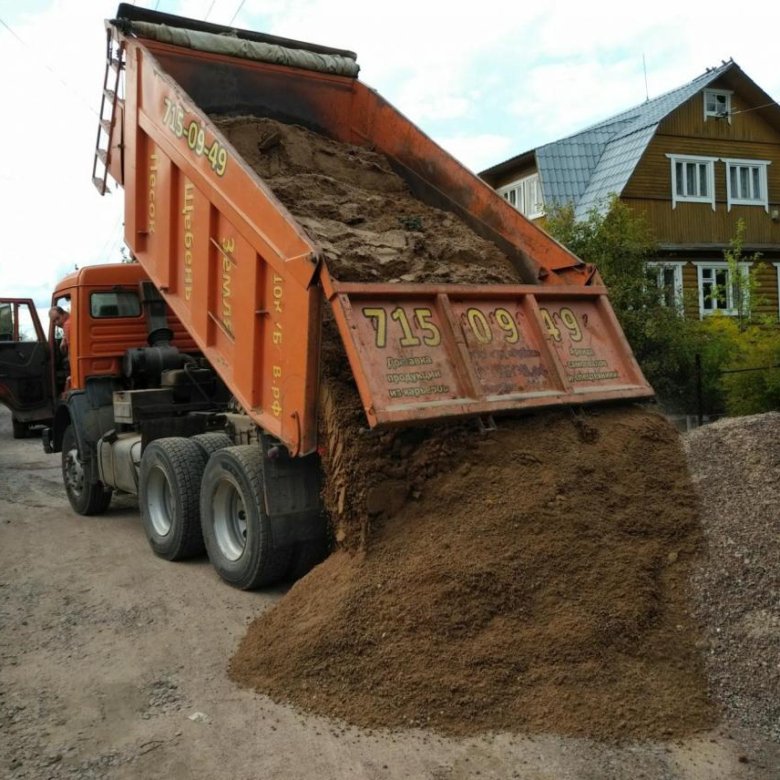 Куча песка 10 кубов